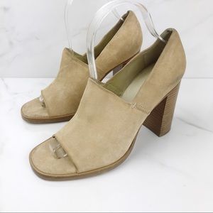 Rag & Bone Suede Stacked Block Heels Myra 37.5